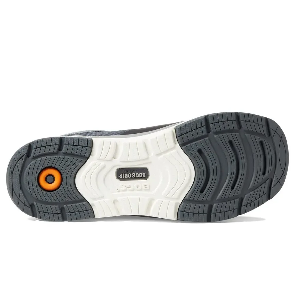 BOGS SANDSTONE KNIT LOW COMPOSITE SAFETY TOE GRAY 8.5 B (M)